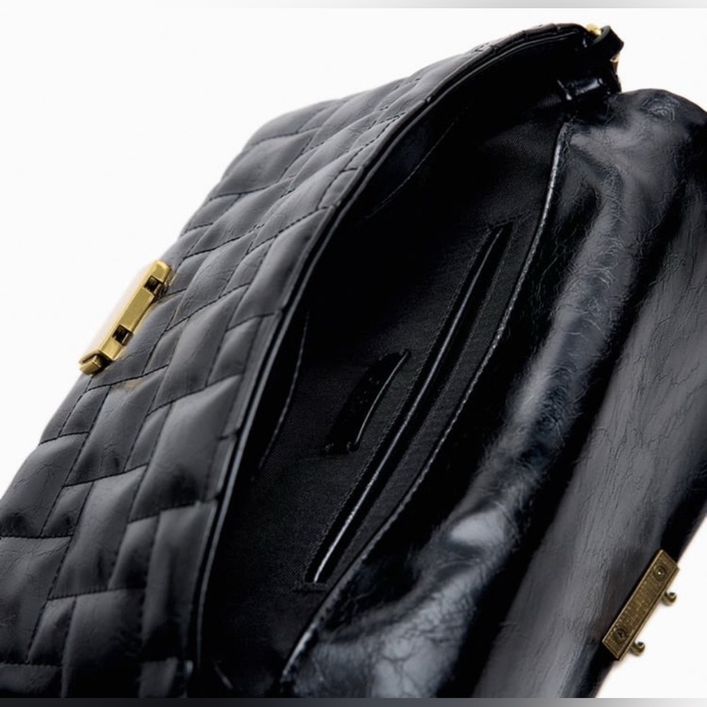 ZARA QUILTED SHOULDER BAG - Picture 4 of 11